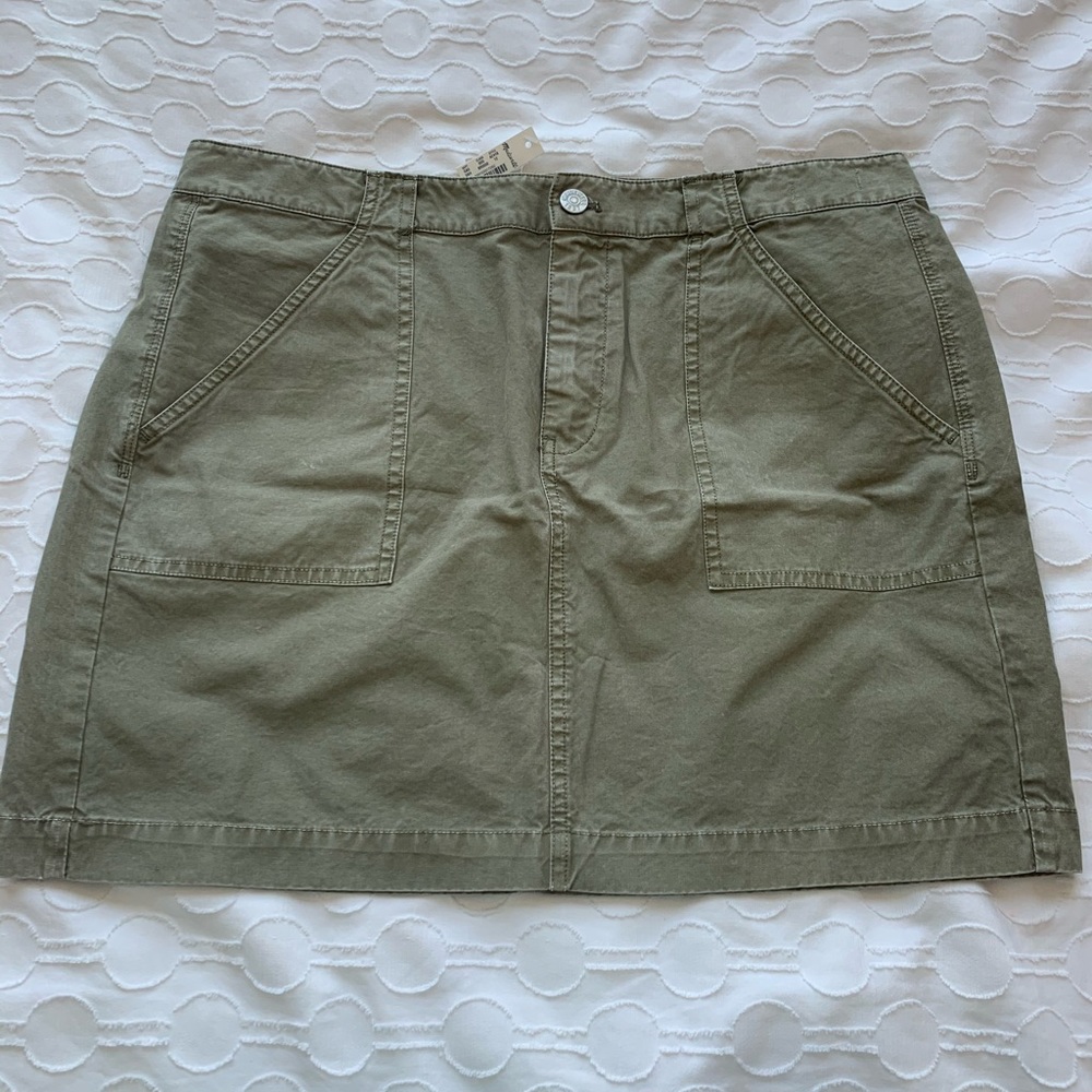 Madewell Green Skirt
